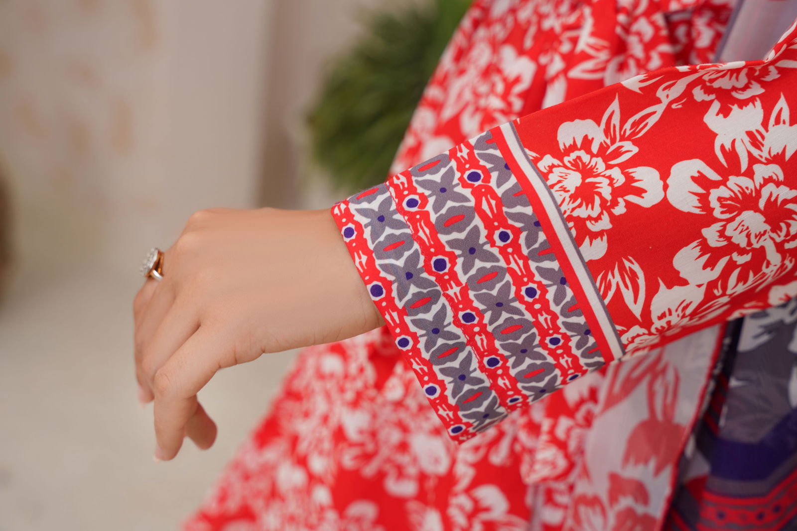 🌸Beautiful Red Frok style Co-ord Set-148🌸 - sabajeez.com