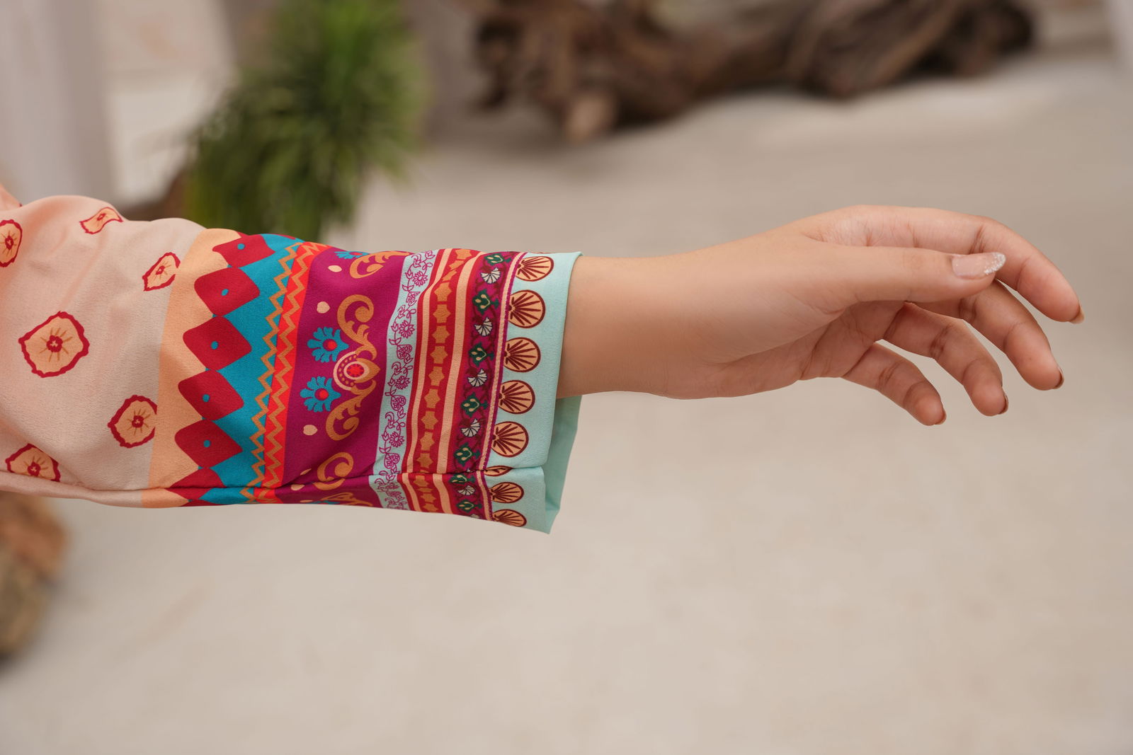 🌸Floral Delight Printed Lawn Dress - 146 🌸 - sabajeez.com